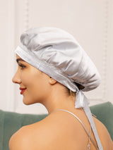 [Silver] SilkSilky  Sleep Cap 001