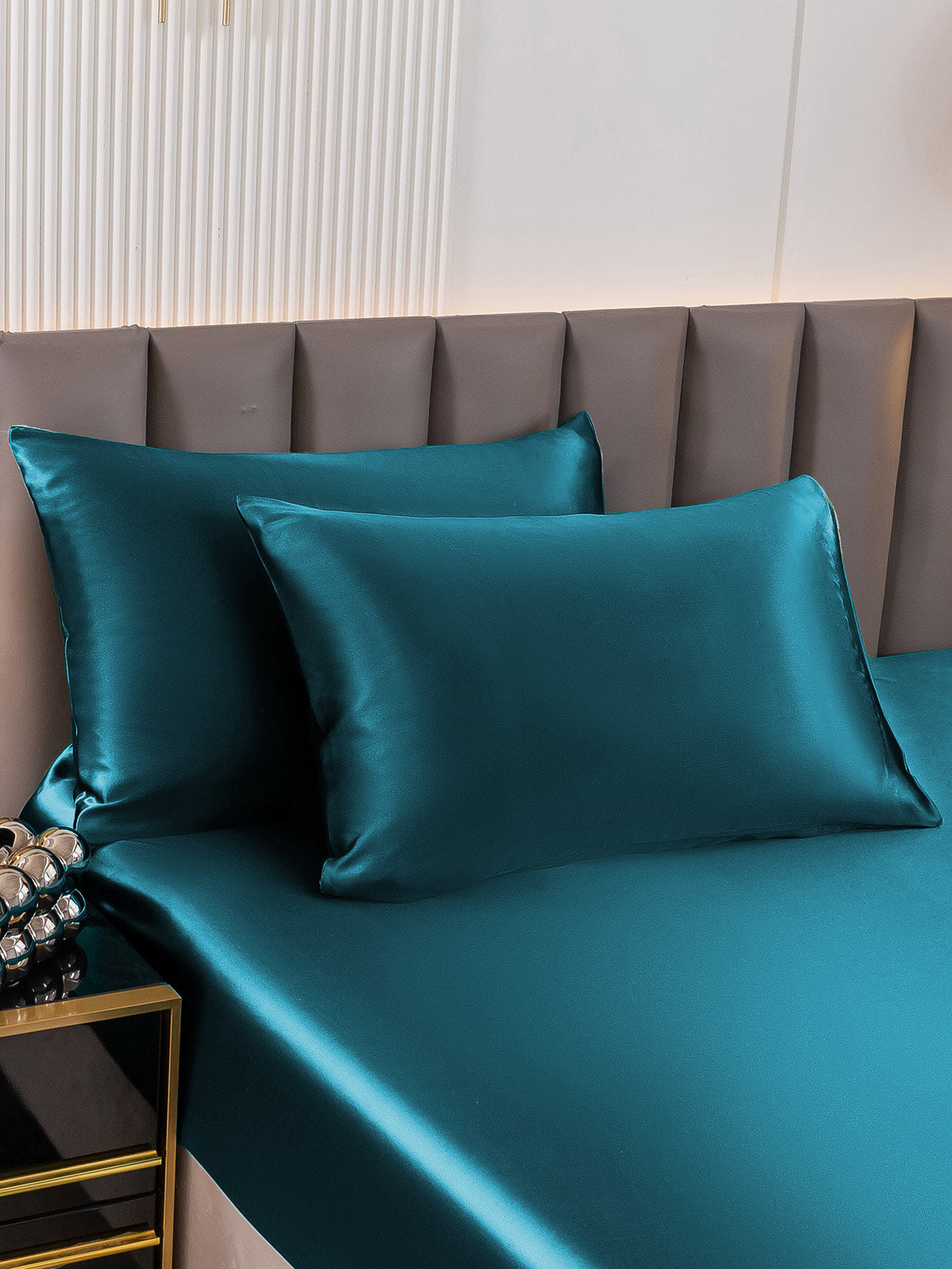 [Teal] SilkSilky 22Momme Pure Silk Pillowcase 004