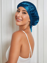 [Teal] SilkSilky  Sleep Cap 002