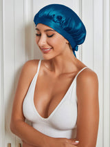 [Teal] SilkSilky  Sleep Cap 003