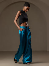 [Teal] SilkSilky  Women's Pants 006