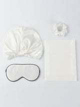 [White] SilkSilky 19Momme Pure Silk Pillowcase Set 003