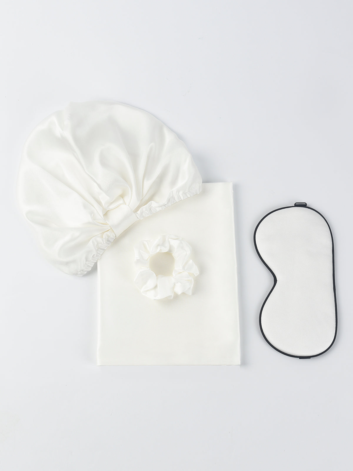 [White] SilkSilky 19Momme Pure Silk Pillowcase Set 004