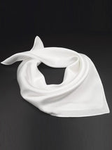 [White] SilkSilky  Scarf 003