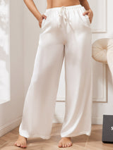 [White] SilkSilky  Women's Pants 001