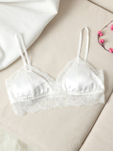 [White] SilkSilky  Bra 004