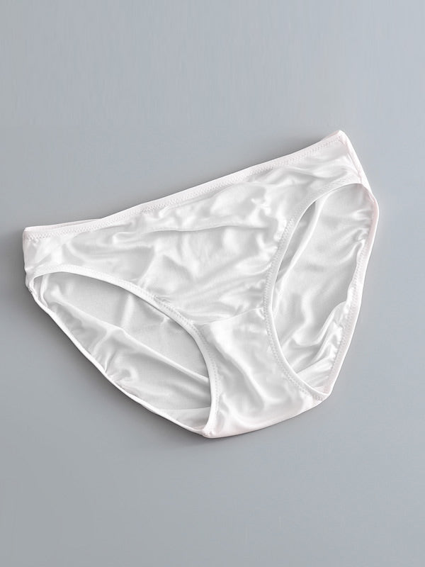 [White] SilkSilky Silk Knitted Panty 006