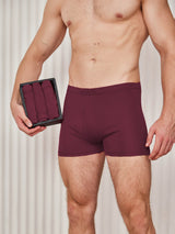 [Wine] SilkSilky  100% Silk Jersey Men's Underwear 001