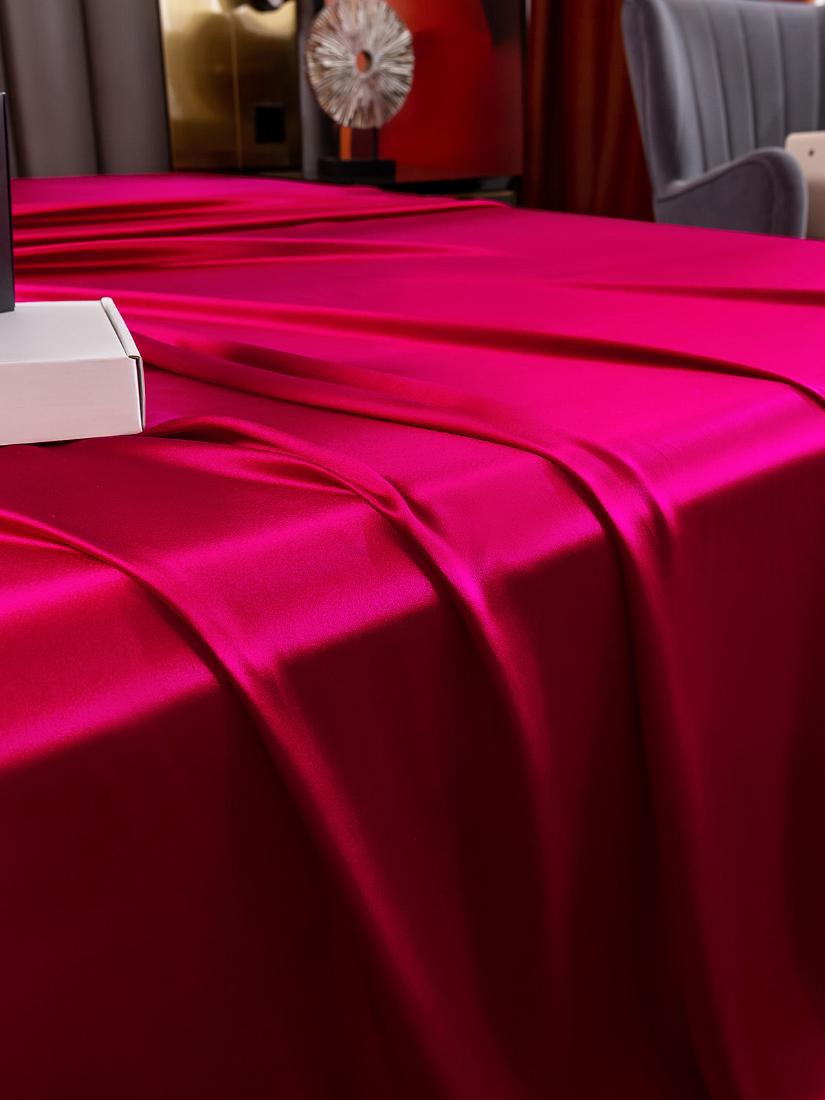 [Wine] SilkSilky 19Momme Pure Silk Bedding Set 003