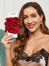 [Wine] SilkSilky  Scrunchie 002