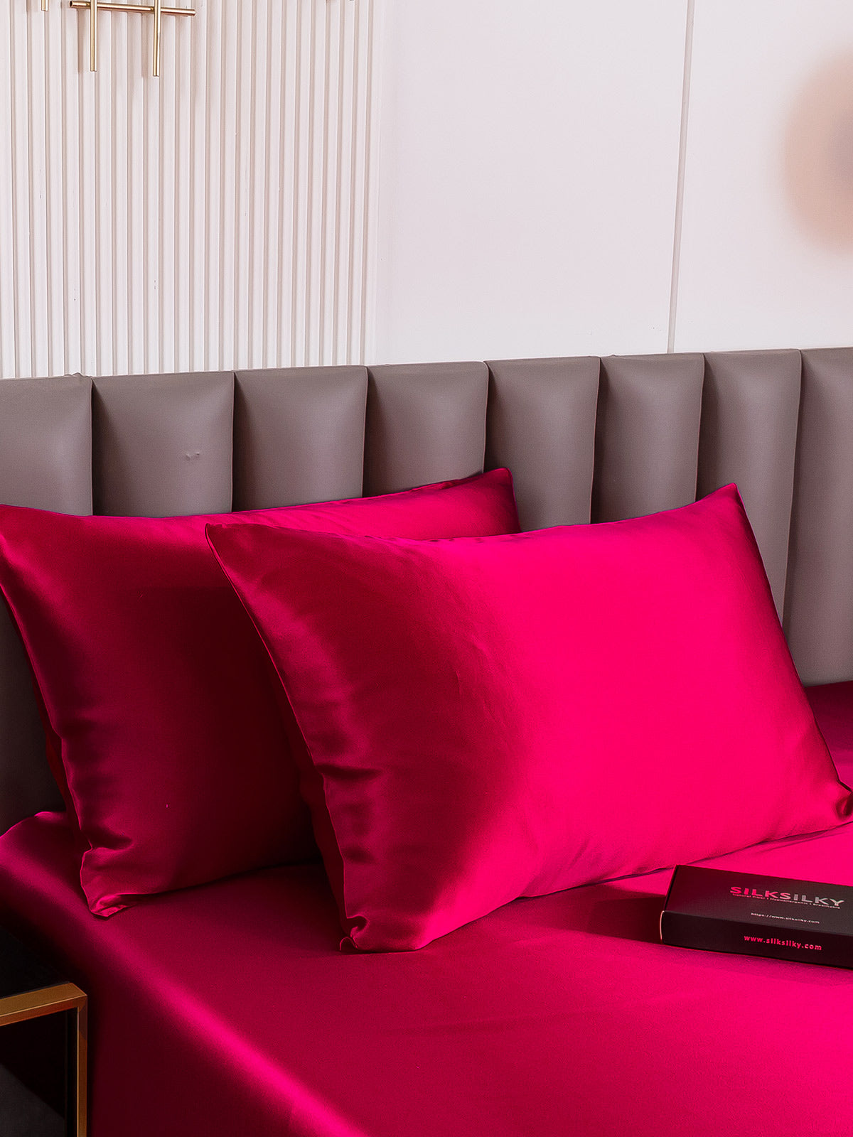 [Wine] SilkSilky 22Momme Pure Silk Pillowcase 003