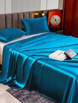 [Teal] SilkSilky  22Momme Bedding Set 004