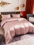 SilkSilky US 19Momme Pure Silk Bedding Set PaleMauve 001