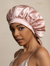 [Pink] SilkSilky  Sleep Cap 002