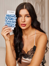 [Sky Blue] SilkSilky  Scrunchie 001