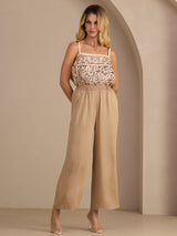 [Curry] SilkSilky Womens Pants 005