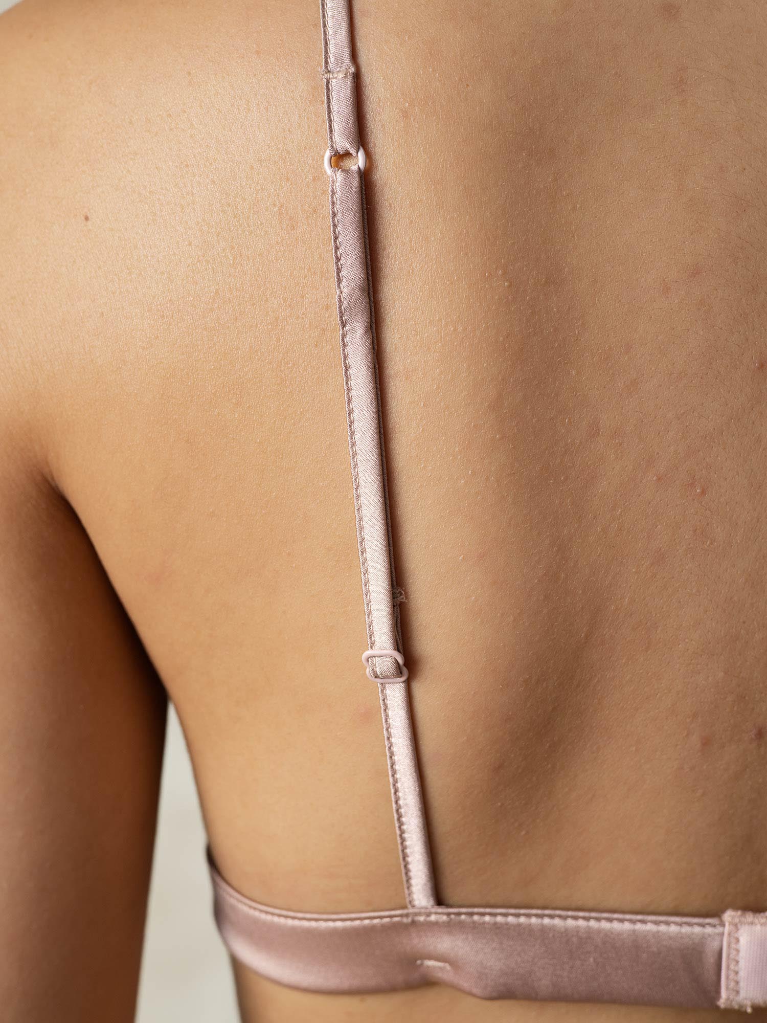 [Pale Mauve] SilkSilky  Silk Knitted Bra 006