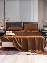 [Coffee] SilkSilky  22Momme Pure Silk Bedding Set 001,