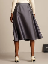 [Gray] SilkSilky  Skirt 002