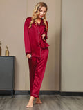 SilkSilky-US-Pure-Silk-Long-Sleeve-Lapel-Women's-Pajamas-Wine-004