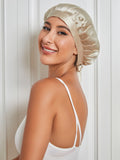 SilkSilky US Pure Silk Sleep Cap Beige 005