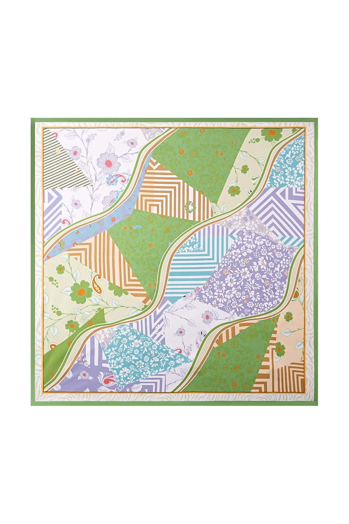 [P100] SilkSilky  Pure Silk Scarf 001,
