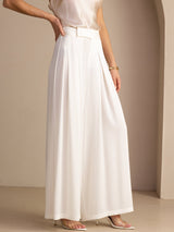 [White] SilkSilky  Women's Pants 003