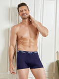 SilkSilky US Silk Knitted Mens Underwear DarkBlue 007