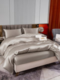 SilkSilky US 22Momme Pure Silk Bedding Set Gray 004