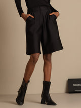 [Black] SilkSilky  Women's Shorts 007