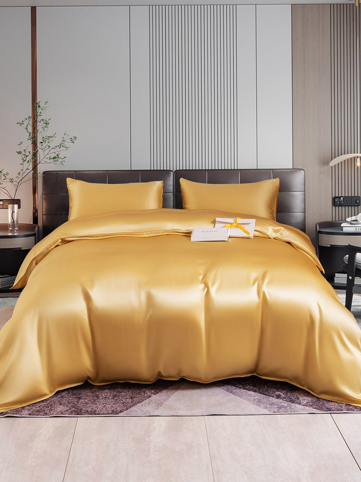 [Champagne] SilkSilky  22Momme Pure Silk Bedding Set 001
