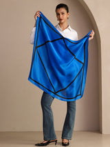 [Blue Square] SilkSilky Scarf 005