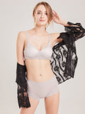 SilkSilky US Silk Knitted Bra Gray 004