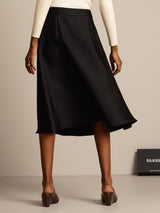 [Black] SilkSilky  Skirt 002