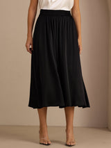 [Black] SilkSilky  Skirt 004