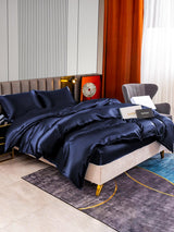 [Dark Blue] SilkSilky  22Momme Bedding Set 003