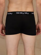[Black] SilkSilky 100% Silk Jersey Mens Underwear 002