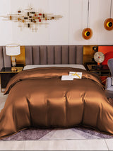 [Coffee] SilkSilky  19Momme Duvet Covers 002