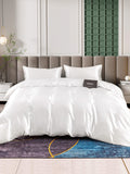 SilkSilky US 25Momme Pure Silk Bedding Set White 002