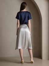 [Light Gray] SilkSilky  Skirt 003