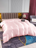 SilkSilky US 22Momme Pure Silk Duvet Cover Pink 003