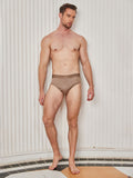 SilkSilky US Silk Knitted Mens Underwear Coffee 004