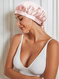 SilkSilky US Pure Silk Sleep Cap Pink 008