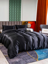 [Black] SilkSilky  25Momme Bedding Set 003
