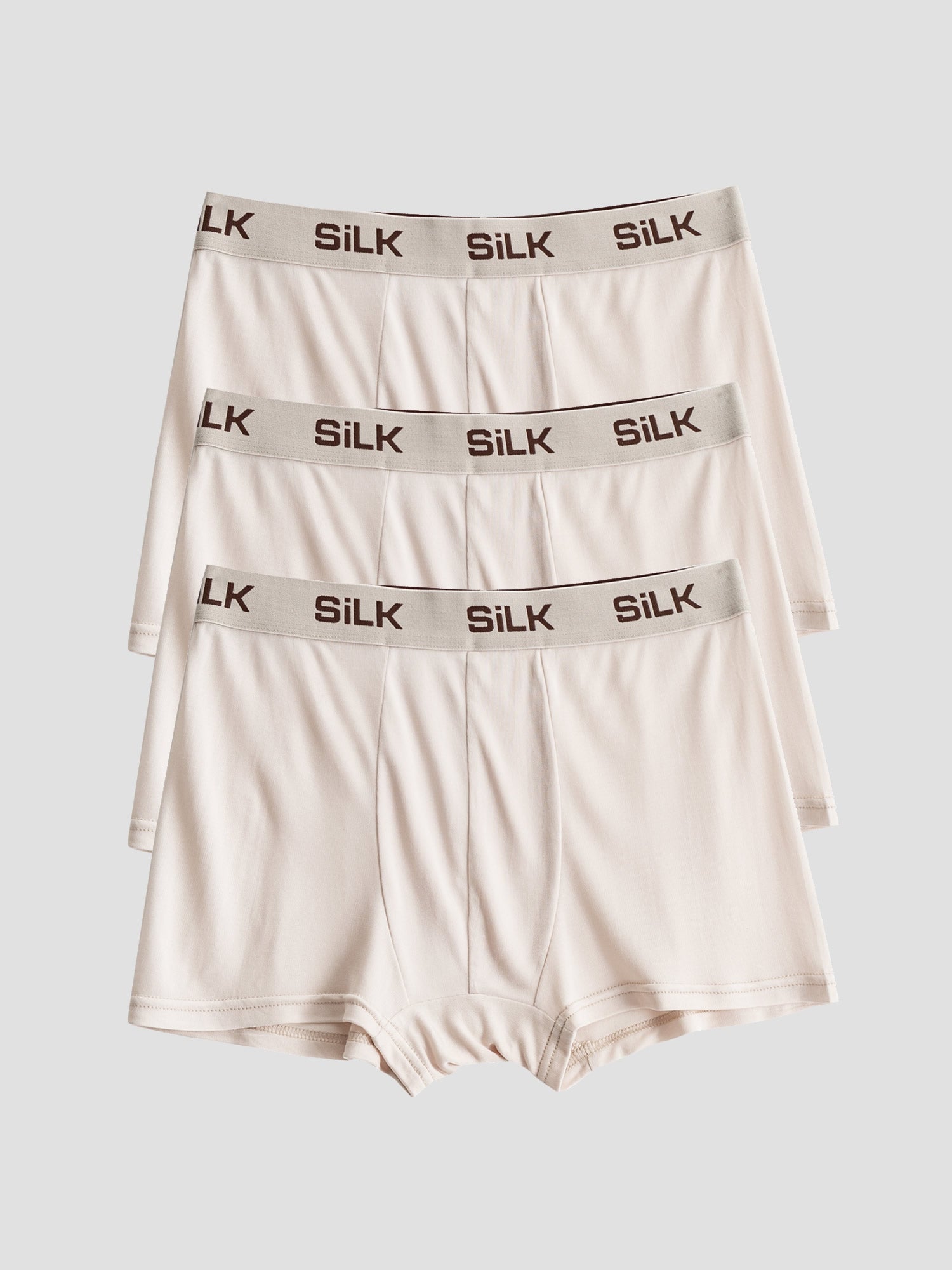 Silksilky Breathable Silk Boxer Brief 3Pcs Mens Brief Underwear – SILKSILKY