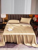 [Beige] SilkSilky  22Momme Bedding Set 001