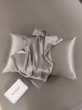 SilkSilky  19Momme Pure Silk Pillowcase Gray 006