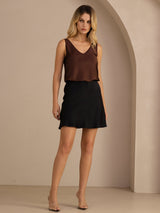 [Black] SilkSilky Skirt 006