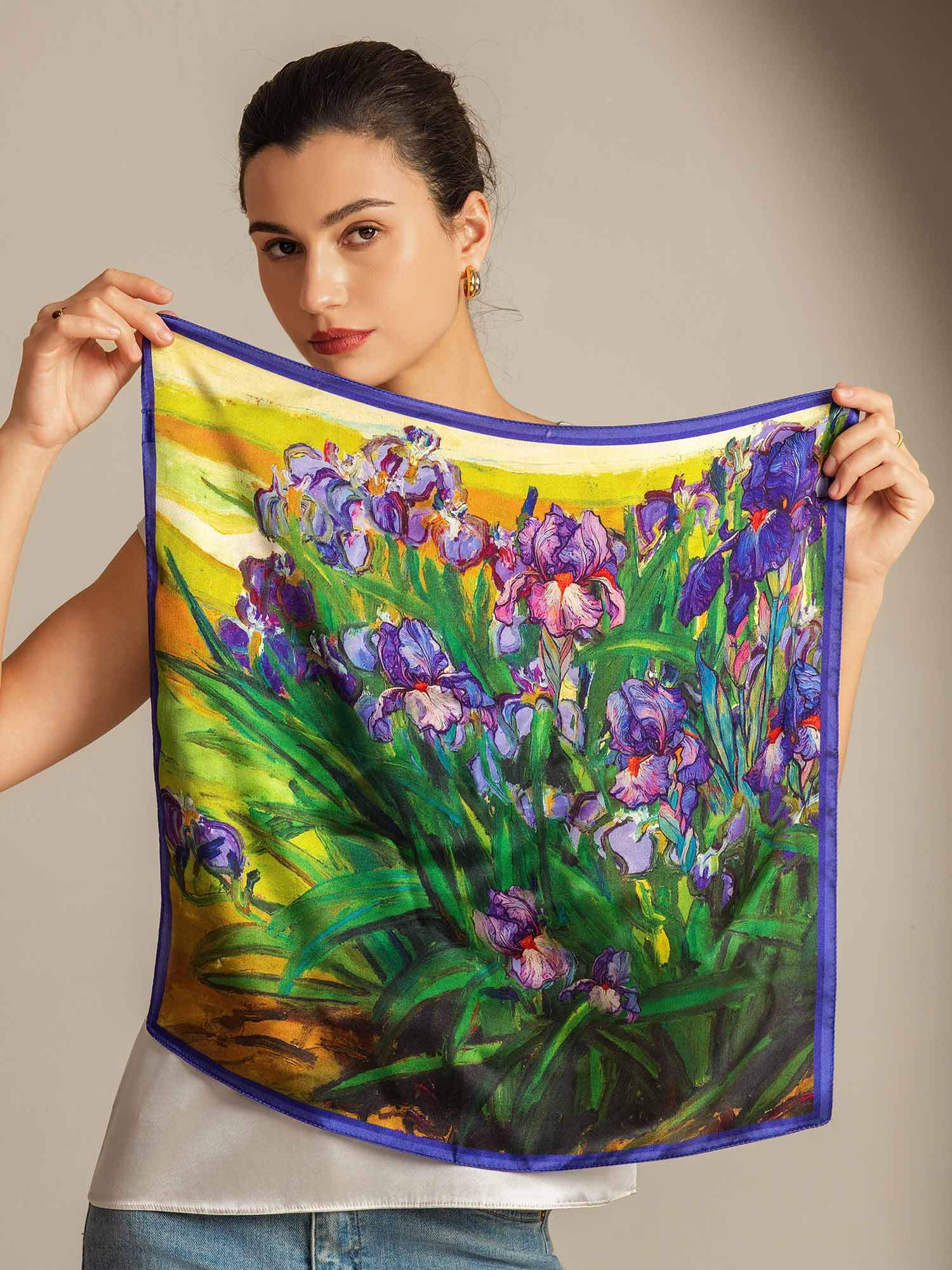 [Multi] SilkSilky Pure Silk Scarf 002