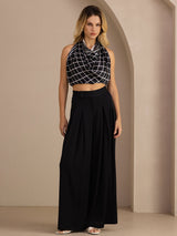 [Black] SilkSilky  Women's Pants 005